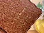 高仿LV Brazza 长款钱包 - Pharrell Williams联名款 Damier Ebene涂層帆布男士錢包-N00141：圖片 7
