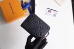 高仿LV Monogram Empreinte拉链零钱包 - 奢华便携信用卡现金收纳-M60574：圖片 2