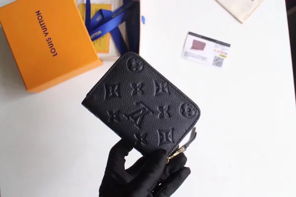 高仿LV Monogram Empreinte拉链零钱包 - 奢华便携信用卡现金收纳-M60574：圖片 2
