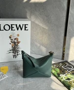 羅意威/LOEWE Puzzle Fold Pouch 麻將包 墨綠色：圖片 6