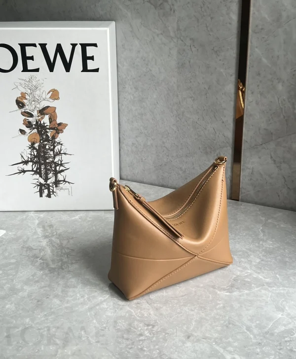 羅意威/LOEWE Puzzle Fold Pouch 麻將包 黏土色：圖片 5