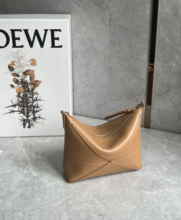 羅意威/LOEWE Puzzle Fold Pouch 麻將包 黏土色：圖片 8