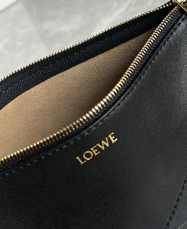 羅意威/LOEWE Puzzle Fold Pouch 麻將包 黑色：圖片 5