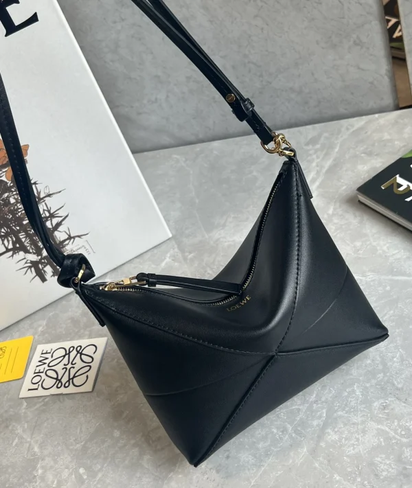 羅意威/LOEWE Puzzle Fold Pouch 麻將包 黑色：圖片 7