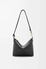 羅意威/LOEWE Puzzle Fold Pouch 麻將包 黑色