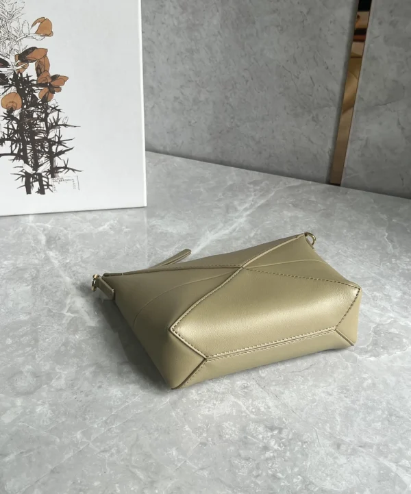 羅意威/LOEWE Puzzle Fold Pouch 麻將包 青灰色：圖片 8