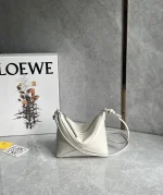 羅意威/LOEWE Puzzle Fold Pouch 麻將包 白色：圖片 2