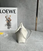 羅意威/LOEWE Puzzle Fold Pouch 麻將包 白色：圖片 4