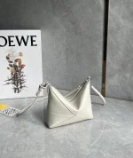 羅意威/LOEWE Puzzle Fold Pouch 麻將包 白色：圖片 3