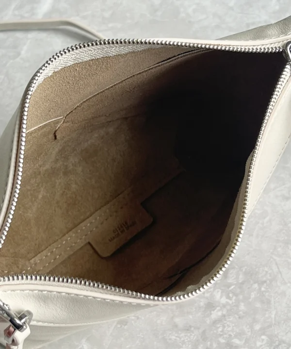 羅意威/LOEWE Puzzle Fold Pouch 麻將包 白色：圖片 5