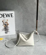 羅意威/LOEWE Puzzle Fold Pouch 麻將包 白色：圖片 8