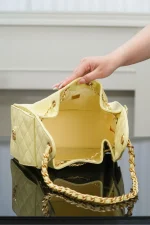 Chanel/香奈兒 25S Small Hobo 抽绳水桶包 小鷄黃：圖片 18