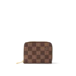 高仿LV Damier Ebene帆布拉链零钱包 | 经典便携多功能钱包-N63070