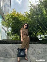 高仿包包YSL 809824 上身 效果 穿搭-10