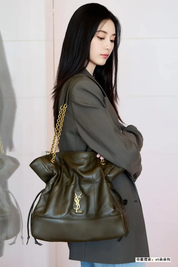高仿包包YSL 809824 上身 效果 穿搭-10