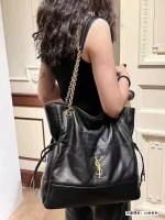高仿包包YSL 809824 上身 效果 穿搭-10