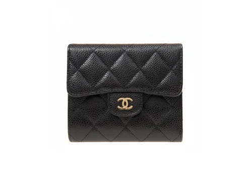 Chanel/香奈兒 Classic Flap 經典三折錢包 | 黑金魅力