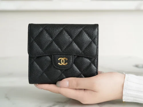 Chanel/香奈兒 Classic Flap 經典三折錢包 | 黑金魅力：圖片 3