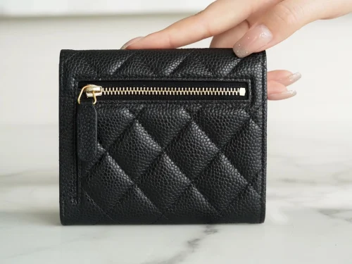 Chanel/香奈兒 Classic Flap 經典三折錢包 | 黑金魅力：圖片 4