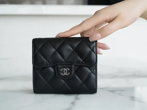 Chanel/香奈兒 Classic Flap 經典三折錢包 | 黑羊银：圖片 3