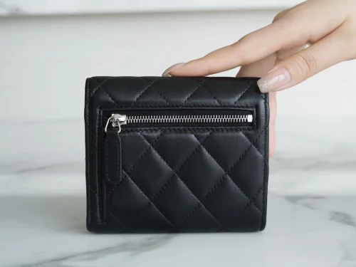 Chanel/香奈兒 Classic Flap 經典三折錢包 | 黑羊银：圖片 5