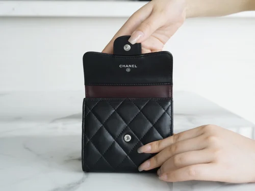 Chanel/香奈兒 Classic Flap 經典三折錢包 | 黑羊银：圖片 6