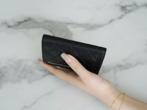 Chanel/香奈兒 Classic Flap 經典三折錢包 | 黑羊银：圖片 10