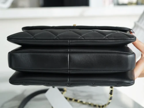 Chanel/香奈兒 24C Trendy CC 正品皮 黑色：圖片 15