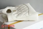 高仿香奈兒/Chanel 25P Nano白色菱格紋鏈條包：圖片 5