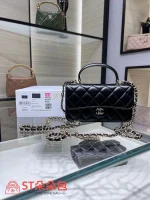 高仿香奈兒/Chanel 經典經典 Mini Classic Flap 黑色迷你鏈條包：圖片 2