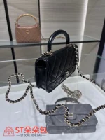 高仿香奈兒/Chanel 經典經典 Mini Classic Flap 黑色迷你鏈條包：圖片 5
