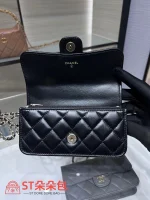 高仿香奈兒/Chanel 經典經典 Mini Classic Flap 黑色迷你鏈條包：圖片 8
