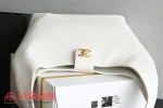高仿香奈兒/Chanel 25P 白色絎縫Hobo嬉皮包 大號：圖片 6
