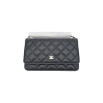 高仿香奈兒/Chanel Classic Flap系列 WOC鏈條錢包 黑色