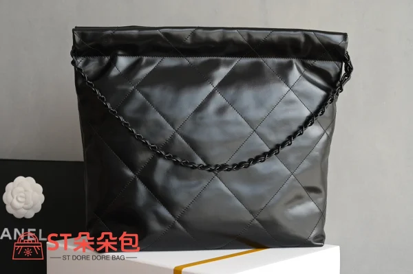 高仿香奈兒/Chanel 22 黑色 垃圾袋：圖片 3