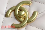 高仿香奈兒/Chanel Premiere 菱格紋翻蓋鏈條包 粉色：圖片 7