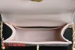 高仿香奈兒/Chanel Premiere 菱格紋翻蓋鏈條包 粉色：圖片 10