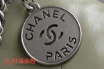 高仿香奈兒/Chanel Cambon系列 菱格紋鏈條單肩包 淺綠色：圖片 7
