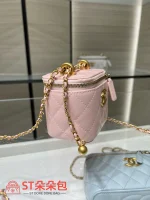 高仿香奈兒/Chanel Vanity Case 迷你菱格紋鏈條化妝包：圖片 4