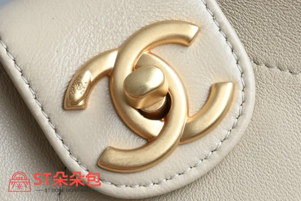 高仿香奈兒/Chanel GST 中號購物袋 米白色：圖片 7