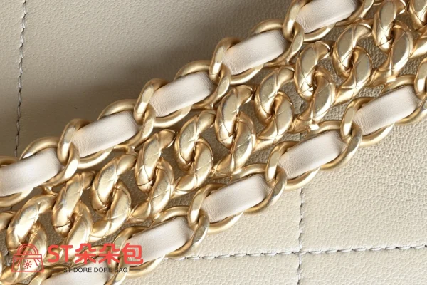 高仿香奈兒/Chanel GST 中號購物袋 米白色：圖片 8