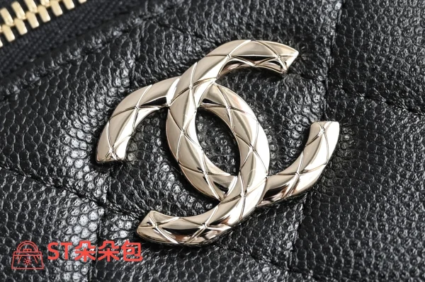 高仿香奈兒/Chanel Vanity Case 方形化妝包 黑色：圖片 7