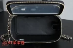 高仿香奈兒/Chanel Vanity Case 方形化妝包 黑色：圖片 9