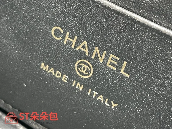 高仿香奈兒/Chanel Vanity Case 方形化妝包 黑色：圖片 10