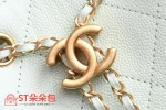 高仿香奈兒/Chanel 25S 菱格紋抽繩鏈條肩背包 薄荷綠：圖片 6