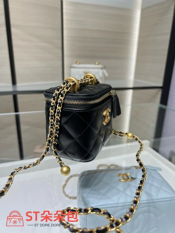 高仿香奈兒/Chanel 25S 黑色盒子包：圖片 4