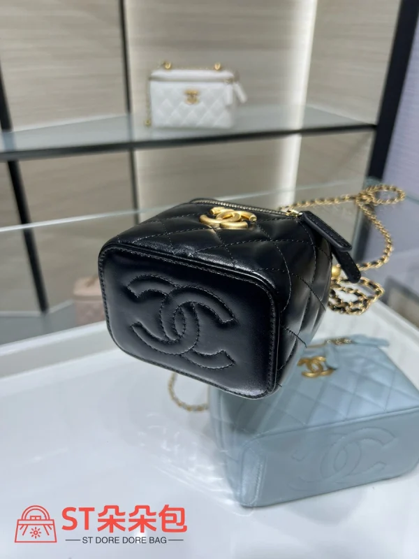 高仿香奈兒/Chanel 25S 黑色盒子包：圖片 5