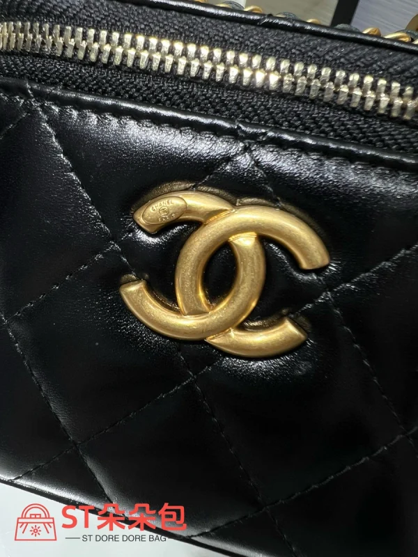 高仿香奈兒/Chanel 25S 黑色盒子包：圖片 6