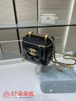 高仿香奈兒/Chanel 25S 黑色盒子包：圖片 8