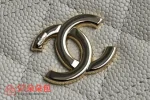 高仿香奈兒/Chanel  Vanity系列 經典菱格紋鏈條盒子包 白色：圖片 7